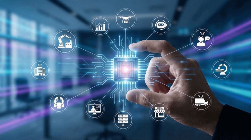 AI technology and digital innovation network